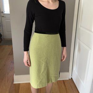 Pale Green Rena Lange Midi Skirt